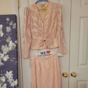 Elegant Pink Two-Piece Set